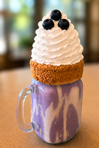 Shake of the Month - Blueberries and Cream