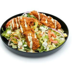 Buffalo Chicken Tender Salad