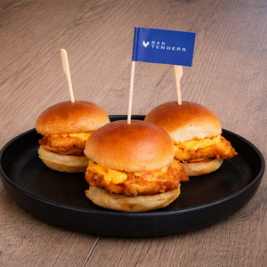 Crispy Chicken Pimento Sliders